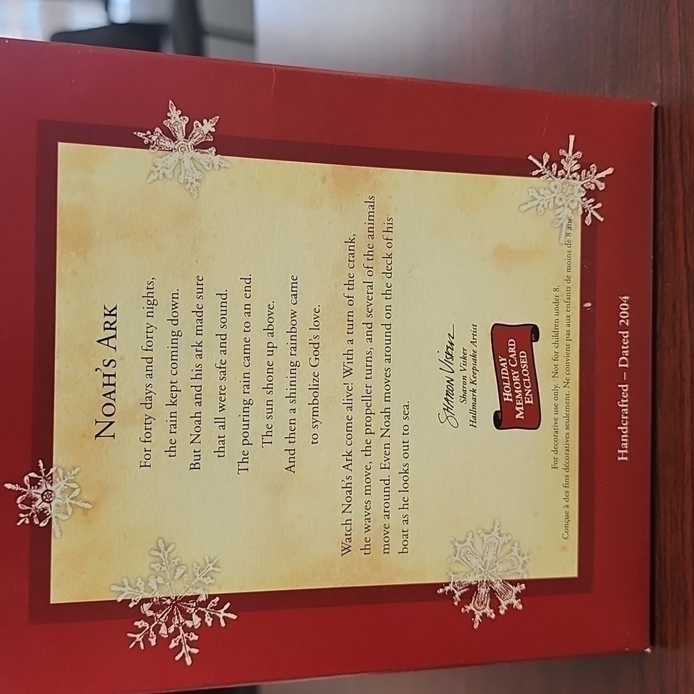 Hallmark Noah's Ark ornament - Picture 7 of 13
